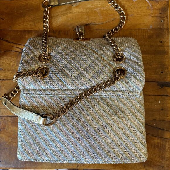  Kurt Geiger London Metallic Padlock Chain Shoulder Crossbody Bag - Picture 11 of 14